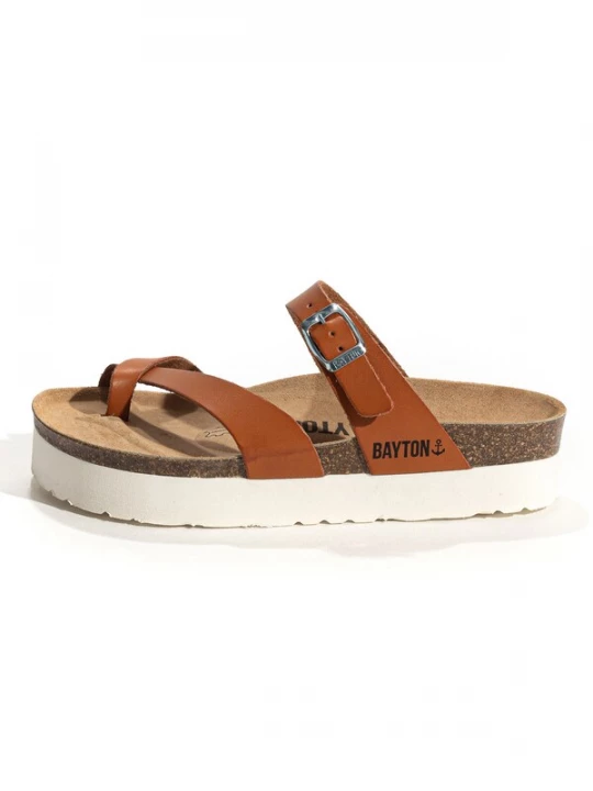 Foto van product Bayton Huisschoenen 'Cintra' cognac / zwart