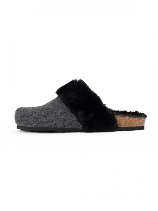 Foto van product Bayton Huisschoenen 'Maik' antraciet / zwart
