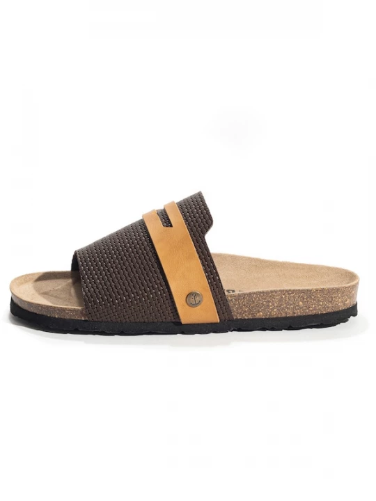 Foto van product Bayton Muiltjes 'GAUGUIN' beige / bruin / geel / zwart