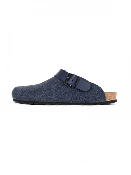 Foto van product Bayton Muiltjes 'Noma' navy / blauw gemêleerd