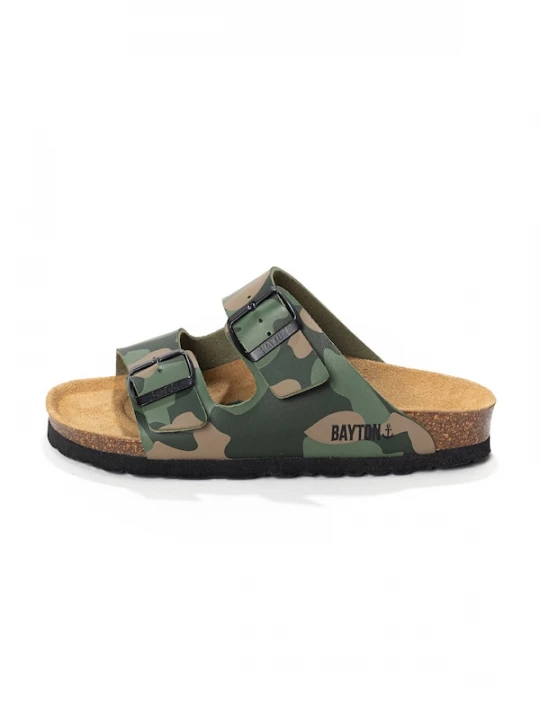 Foto van product Bayton Open schoenen 'Athena' beige / groen / kaki