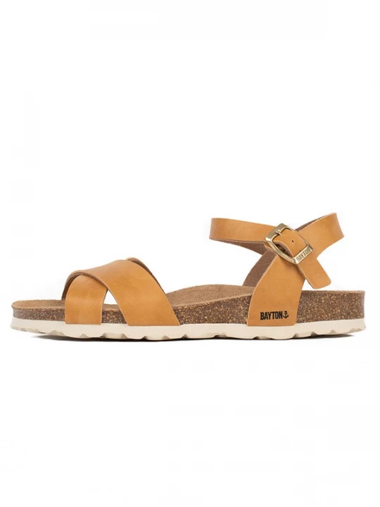 Foto van product Bayton Sandaal camel / zwart