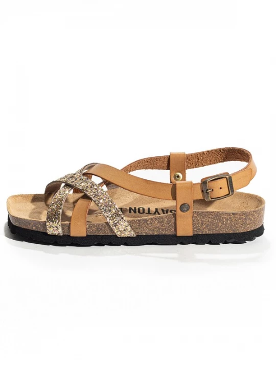 Foto van product Bayton Sandaal 'KARI' beige / bruin