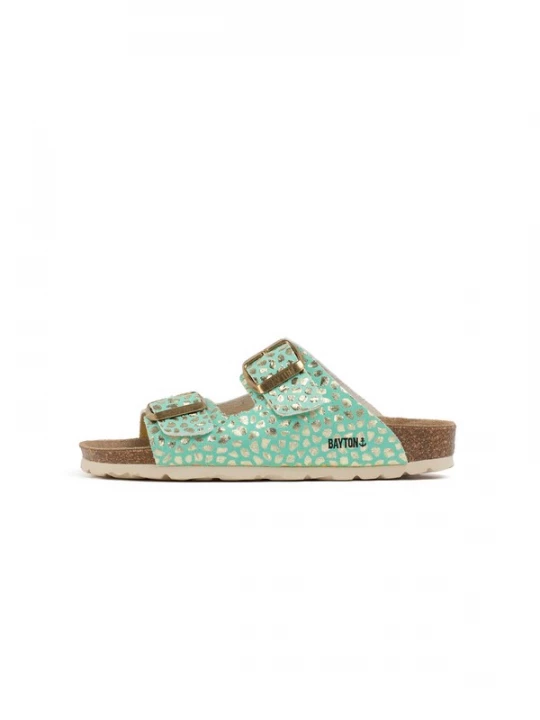 Foto van product Bayton Sandalen 'Atlas' goud / jade groen