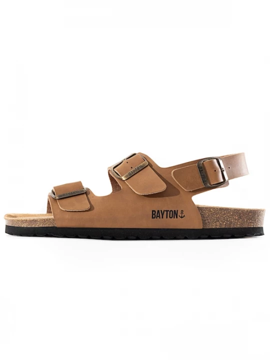 Foto van product Bayton Sandalen camel / zwart