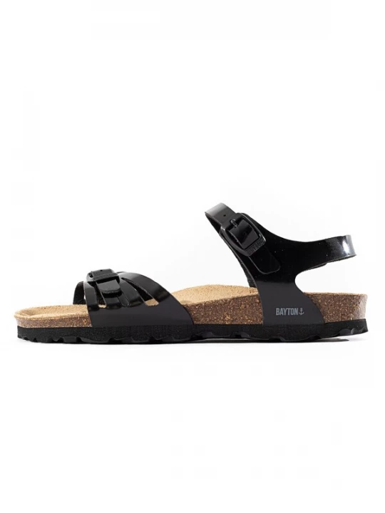 Foto van product Bayton Sandalen met riem 'Eos' zwart