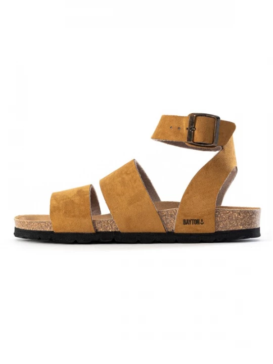 Foto van product Bayton Sandalen met riem 'Soria' mosterd