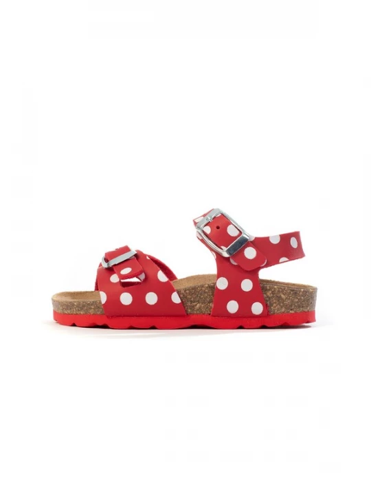 Foto van product Bayton Sandalen 'Pegase' rood / wit
