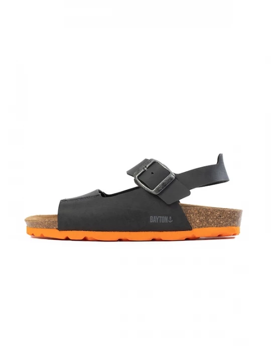 Foto van product Bayton Sandalen 'Spezia' bruin / donkergrijs / oranje / zwart