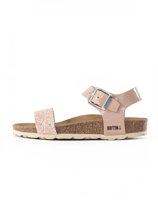 Foto van product Bayton Sandalen 'Tyche' nude / brokaat