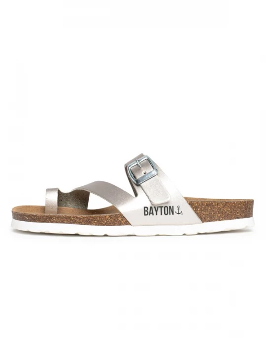 Foto van product Bayton Teenslipper 'Biscaye' antraciet / zilver