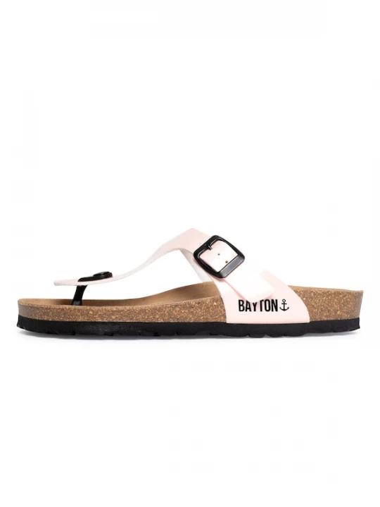 Foto van product Bayton Teenslipper bruin / lichtroze / zwart