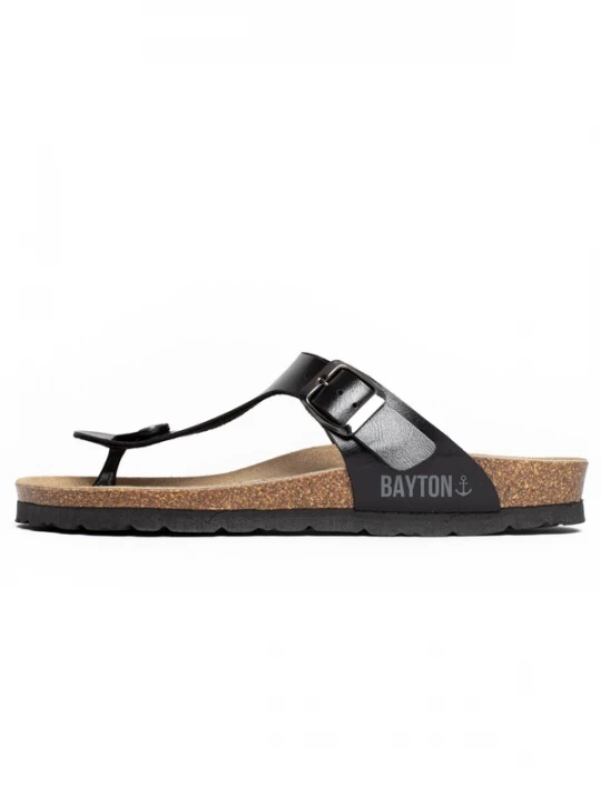 Foto van product Bayton Teenslipper 'CAIRNS' stone grey / zwart