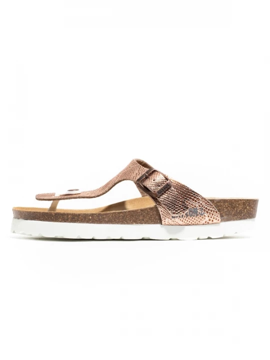 Foto van product Bayton Teenslipper 'Carins' goud