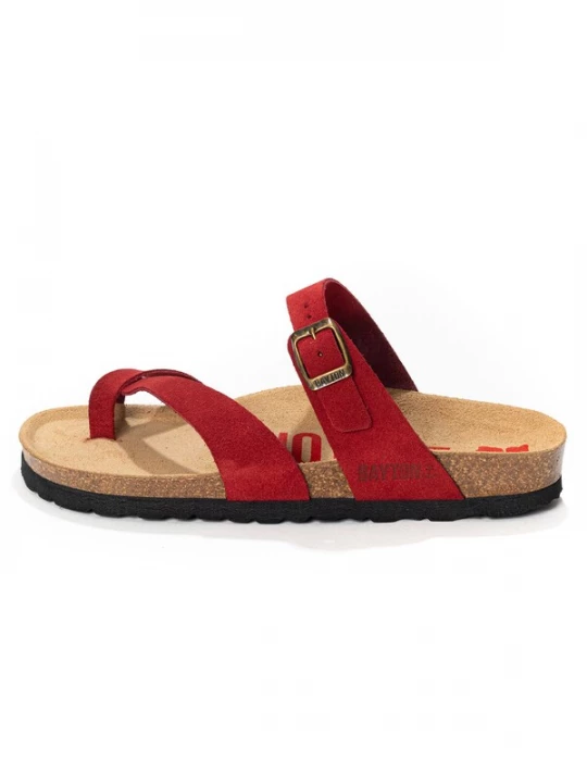 Foto van product Bayton Teenslipper 'Diane' rood