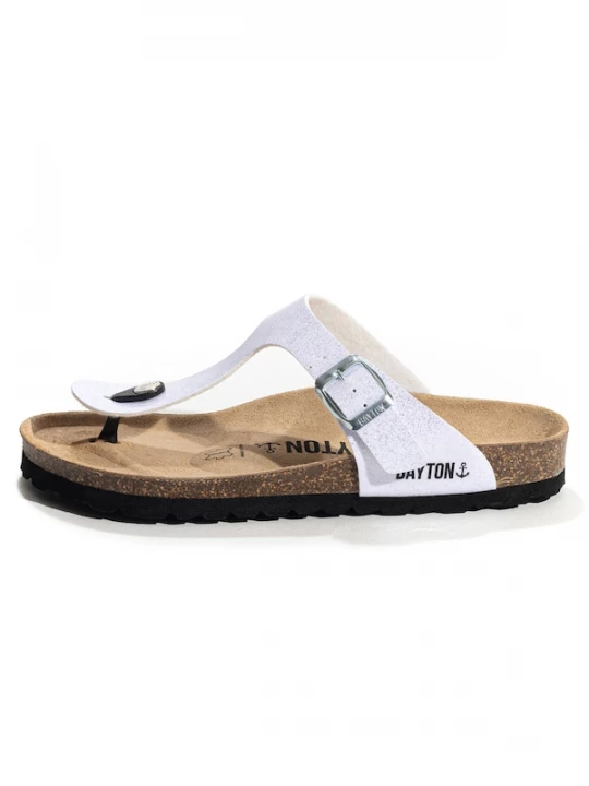 Foto van product Bayton Teenslipper 'Melia' zwart / wit