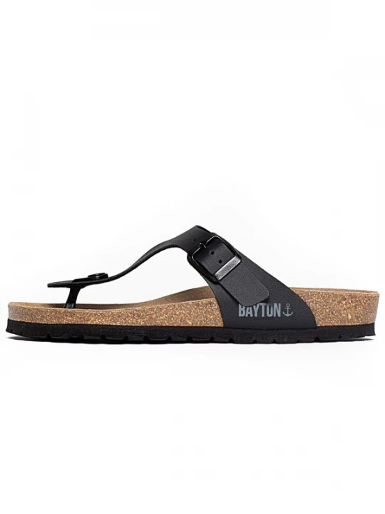 Foto van product Bayton Teenslipper 'Mercure' basaltgrijs / zwart