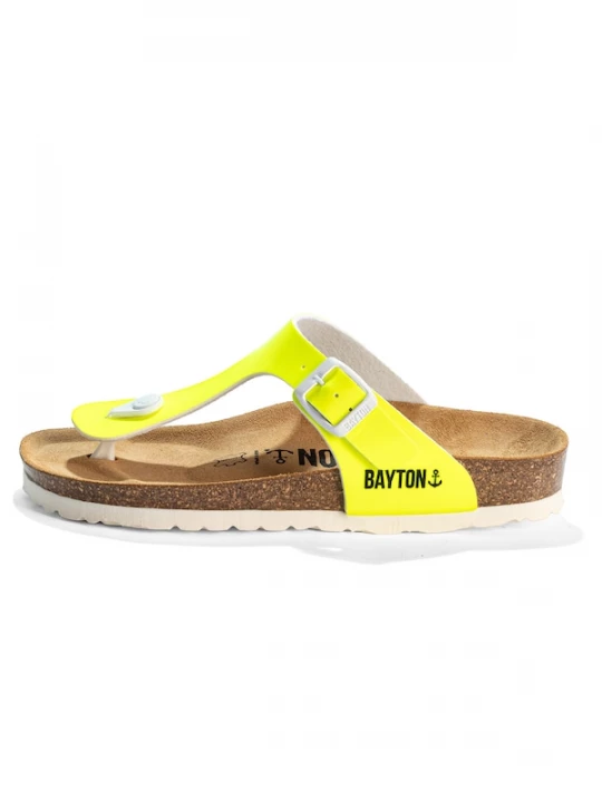Foto van product Bayton Teenslipper 'MERCURE' geel / zwart