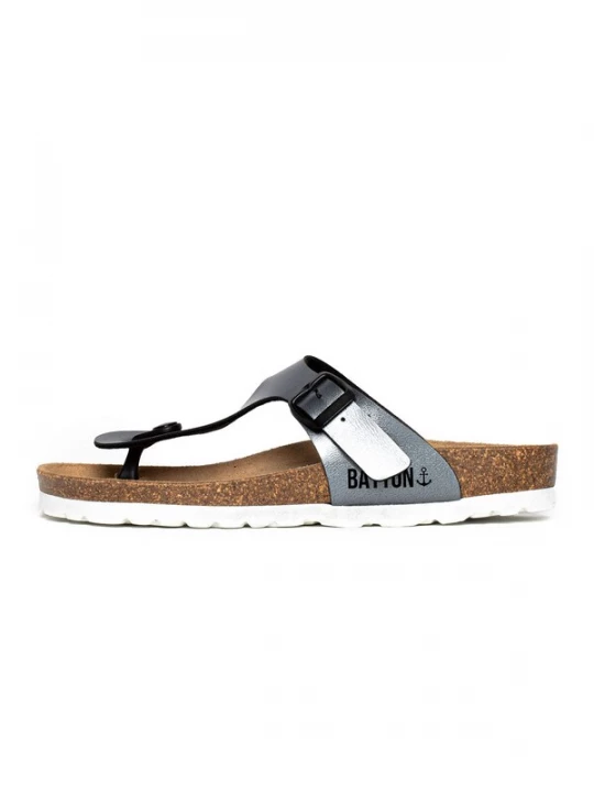 Foto van product Bayton Teenslipper 'MERCURE' grijs