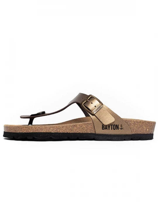 Foto van product Bayton Teenslipper 'Mercure' lichtbruin