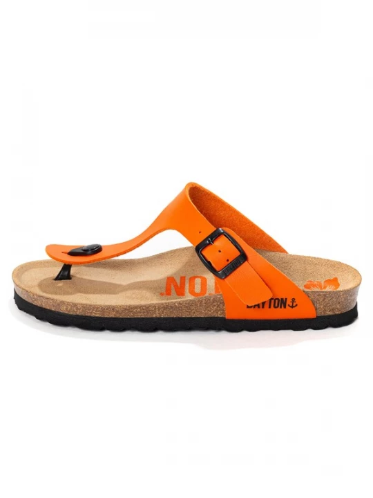 Foto van product Bayton Teenslipper 'MERCURE' oranje / zwart