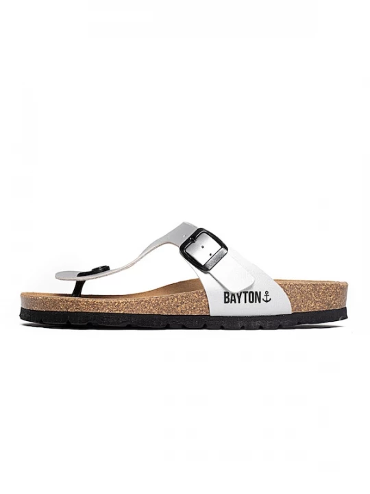 Foto van product Bayton Teenslipper 'Mercure' zilvergrijs / zwart