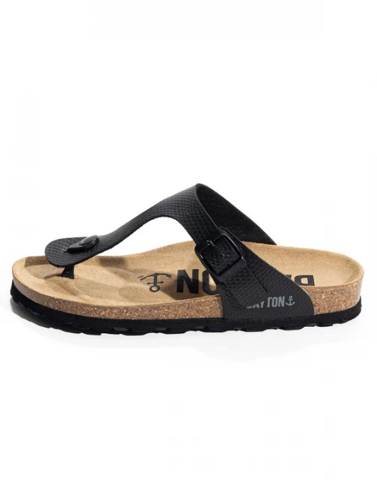 Foto van product Bayton Teenslipper 'Mercure' zwart