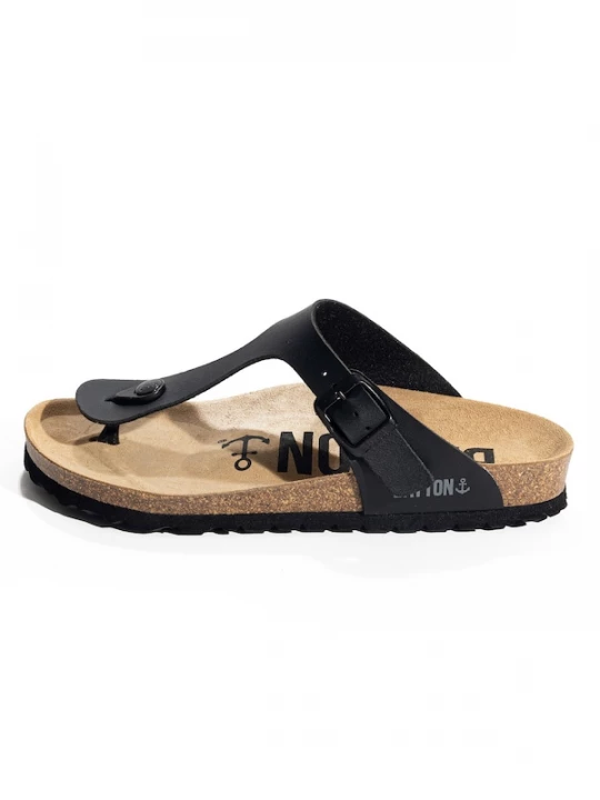 Foto van product Bayton Teenslipper 'Mercure' zwart