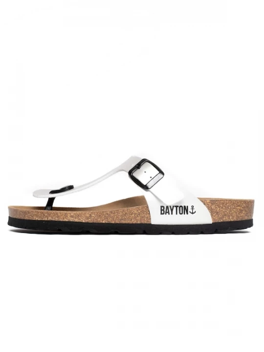 Foto van product Bayton Teenslipper 'Mercure' zwart / wit