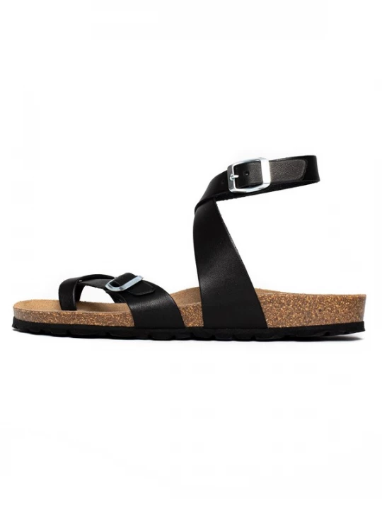 Foto van product Bayton Teenslipper 'Swan' bruin / zwart