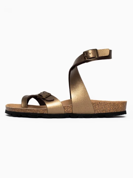 Foto van product Bayton Teenslipper 'Swan' lichtbruin