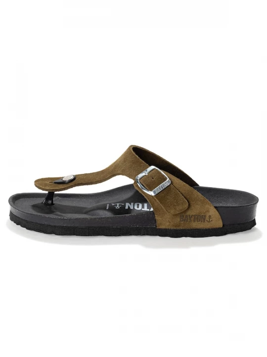 Foto van product Bayton Teenslippers 'MERCURE' kaki