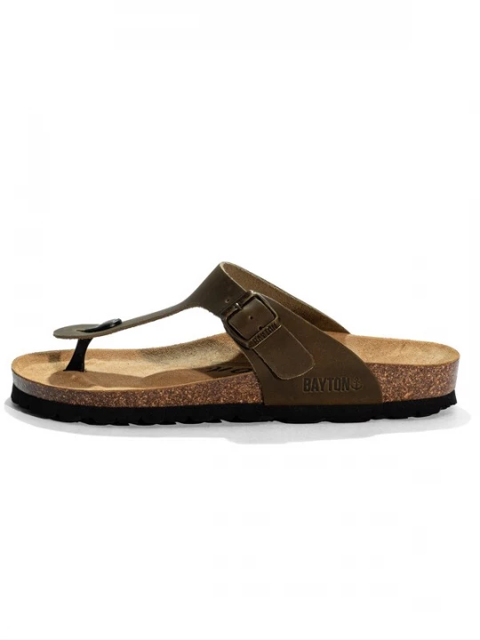 Foto van product Bayton Teenslippers 'MERCURE' kaki