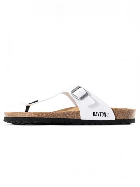 Foto van product Bayton Teenslippers 'Mercure' wit