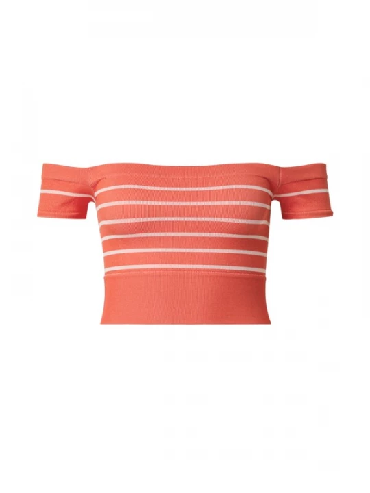Foto van product BDG Urban Outfitters Shirt oranjerood / wit