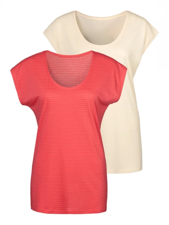 Foto van product BEACH TIME Shirt beige / koraal