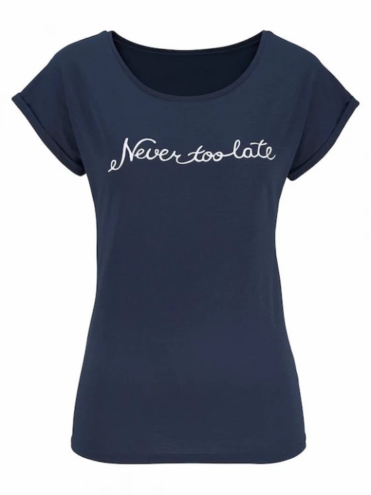 Foto van product BEACH TIME Shirt navy / wit