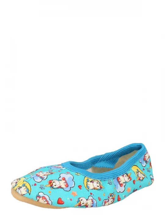 Foto van product BECK Huisschoenen 'Dreamworld' turquoise / gemengde kleuren