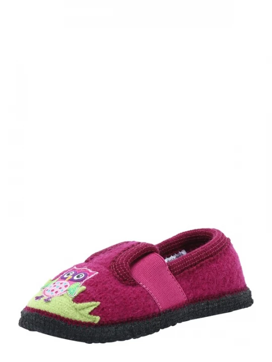 Foto van product BECK Huisschoenen 'Eule' lichtgroen / rosa / donkerroze
