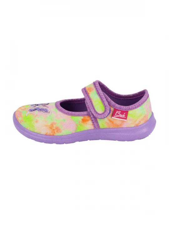 Foto van product BECK Huisschoenen kiwi / lila / oranje / abrikoos