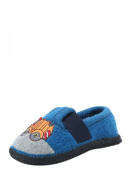 Foto van product BECK Huisschoenen 'LKW' blauw / grijs / oranje / rood