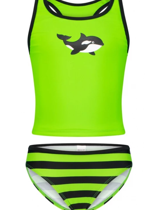 Foto van product BECO the world of aquasports Bikini neongroen / zwart / wit
