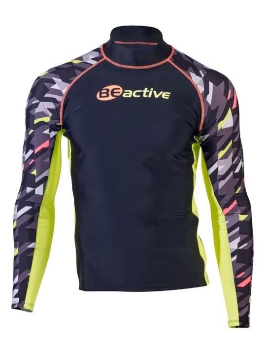 Foto van product BECO the world of aquasports Functioneel shirt 'Rashguard BEactive UV SUNSET' zwart