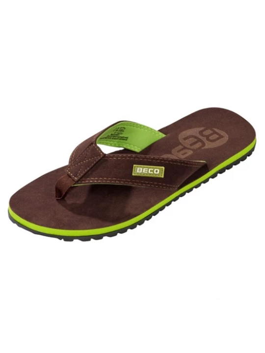 Foto van product BECO the world of aquasports Teenslippers 'BEactive' donkerbruin