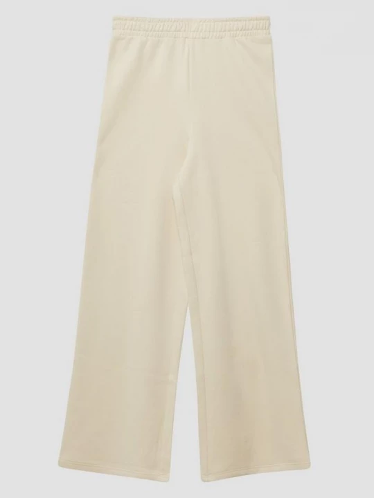 Foto van product Behaaglijke loose fit joggingbroek met wijde pijpen s.Oliver crème