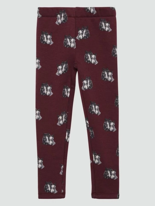 Foto van product Behaaglijke thermische fleece legging met all-over print s.Oliver rood
