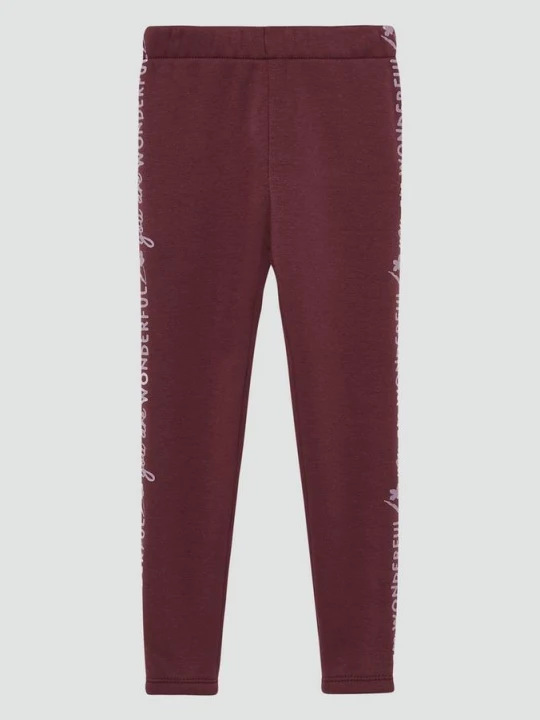 Foto van product Behaaglijke thermische fleece legging met glitterprint s.Oliver rood