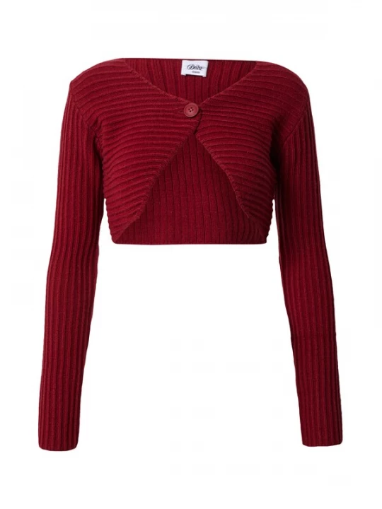 Foto van product Bella x ABOUT YOU Gebreid vest 'Lauren' donkerrood