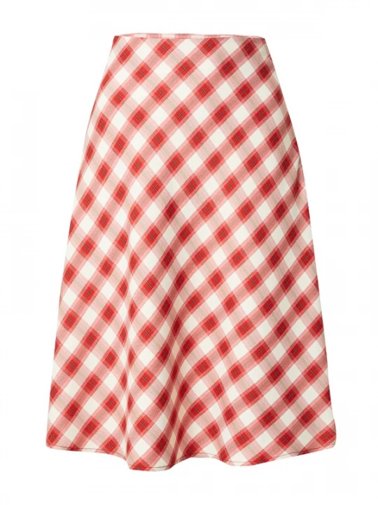 Foto van product Bella x ABOUT YOU Rok 'Fanny' rood / wit