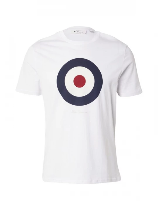 Foto van product Ben Sherman Shirt 'Signature Target' navy / kersrood / wit / offwhite